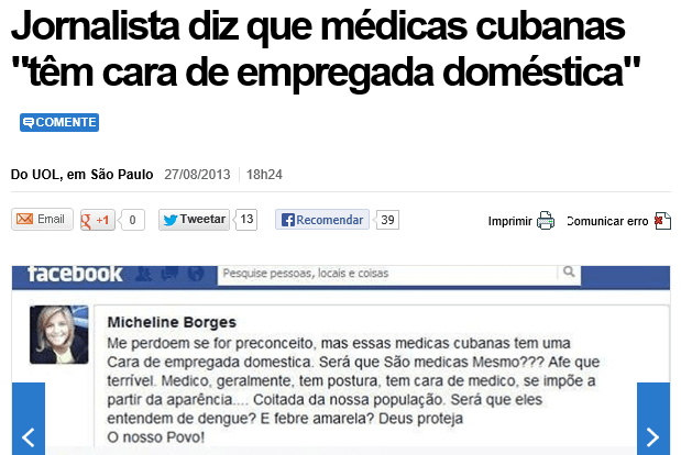 jornalista preconceituosa