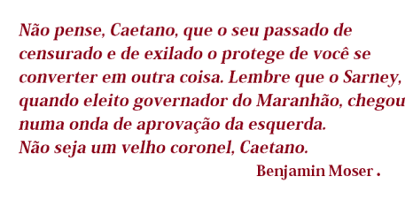 carta a Caetano